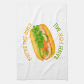 Jij bent de enige bank voor mij! theedoek (Verticaal)