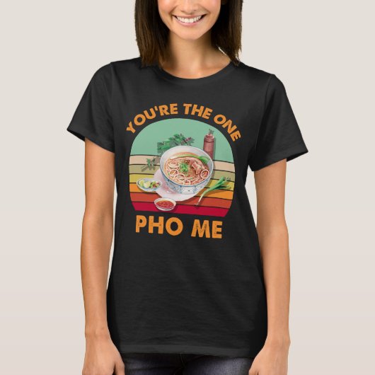 Jij bent de enige grappige Vietnamese noodl. T-shirt (Voorkant)