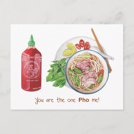 Jij bent de enige Pho Me Kaart (Voorkant)