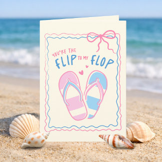 Jij bent de Flip voor mijn Flop-verjaardag Kaart
