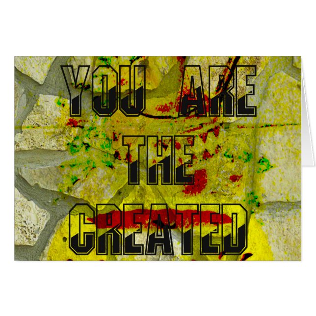 Jij bent de gecreeerde belofte. Product aanpassen (Voorkant Horizontaal)