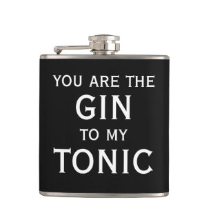 Jij bent de gin voor mijn tonic hipfles alcohol ca heupfles