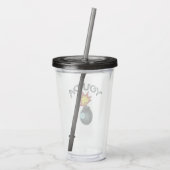 Jij Bent De Glitterbom Acryl Drinkbeker (Achterkant)