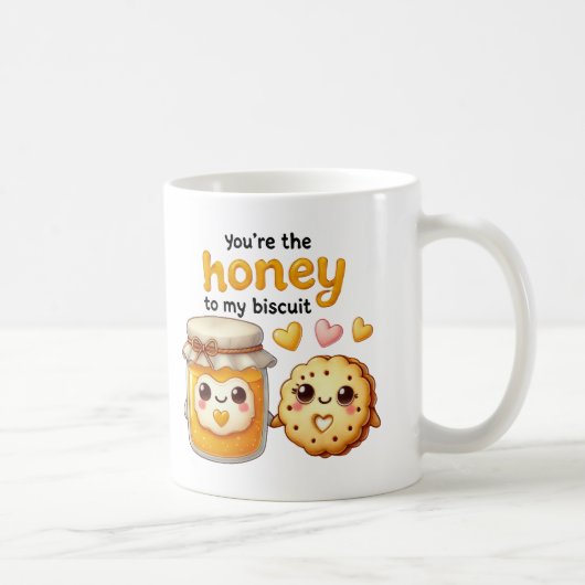 Jij bent de honing van mijn koekje koffiemok (Rechts)