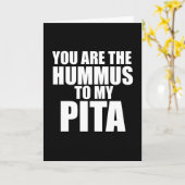 Jij bent de hummus van mijn pitakaart kaart (Gele Bloem)