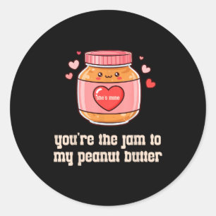 Jij bent de jam bij mijn pindakaas, bijpassende Va Ronde Sticker