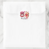 Jij bent de jam naar mijn toast - Stickers (Tas)
