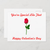 Jij bent de Kaart van Special Valentijns (Voorkant / Achterkant)