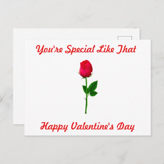 Jij bent de Kaart van Special Valentijns (Voorkant / Achterkant)