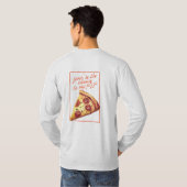 Jij Bent De Kaas Bij Mijn Pizza T-shirt (Achterkant volledig)