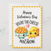 Jij bent de kaas van mijn macaroni-Valentijnsdag Feestdagenkaart (Voorkant)