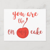 Jij bent de kerker op mijn taart | Romantische pri Briefkaart (Voorkant)