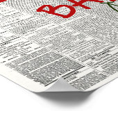 Jij bent de kers op de top  krant liefde poster (Hoek)