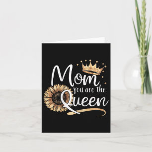 Jij Bent De Koningin Zonnebloem Gefeliciteerd Moed Kaart