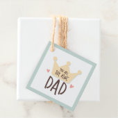 Jij bent de koningsvader - vaderdag - kroon bedankjes labels (In situ)