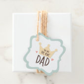 Jij bent de koningsvader - vaderdag - kroon bedankjes labels (In situ)