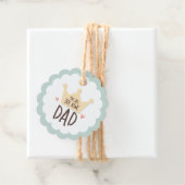 Jij bent de koningsvader - vaderdag - kroon bedankjes labels (In situ)