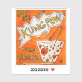 Jij bent de Kungpow Sticker (Vel)