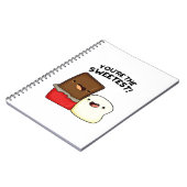 Jij Bent De Leukste Grappige Snack Woordspeling Notitieboek (Linkerzijde)