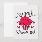 jij bent de leukste Valentijnskaart Feestdagenkaart (Voorkant / Achterkant)