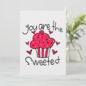 jij bent de leukste Valentijnskaart Feestdagenkaart (Staand voorkant)