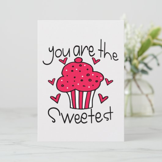 jij bent de leukste Valentijnskaart Feestdagenkaart (Staand voorkant)