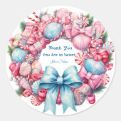 Jij bent de liefste ronde sticker (Voorkant)