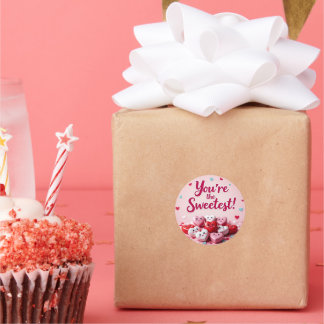 Jij bent de liefste! Snoep hart Sticker