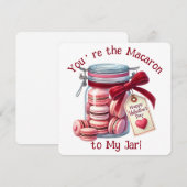 Jij bent de Macaron - Valentijnsdag Kaart (Voorkant / Achterkant)