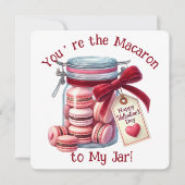 Jij bent de Macaron - Valentijnsdag Kaart (Voorkant)
