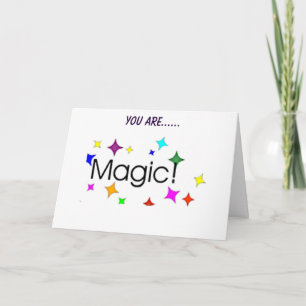 JIJ BENT DE "MAGIE" IN MIJN LEVENSGELUKKIGE VERJAA KAART