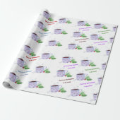 Jij Bent De Marshmallow Bij Mijn Cacaowaterverf Cadeaupapier (Uitgerold)