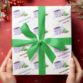 Jij Bent De Marshmallow Bij Mijn Cacaowaterverf Cadeaupapier