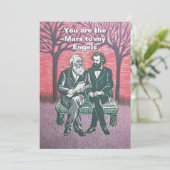 Jij bent de Marx van mijn Engels Valentijn Kaart (Staand voorkant)