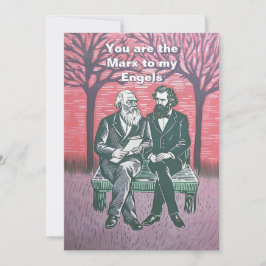 Jij bent de Marx van mijn Engels Valentijn Kaart