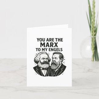 Jij bent de Marx van mijn Engels Valentijn Kaart