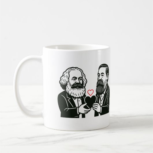 Jij bent de Marx van mijn Engels Valentijn Kaart Koffiemok (Links)