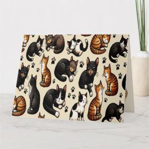 Jij bent de miauw van de kat Custom Kaart