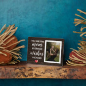 Jij bent de moeder die iedereen graag had. fotoplaat (Zijkant)