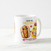 Jij bent de mosterd voor mijn hotdog - Mok (Voorkant rechts)