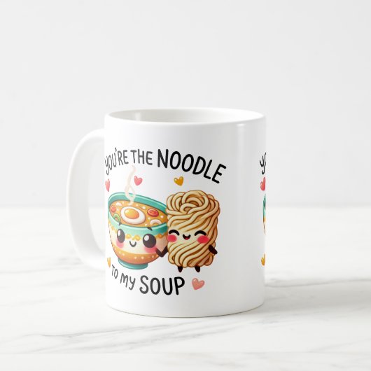 Jij bent de noedel van mijn soep – Mok (Voorkant links)