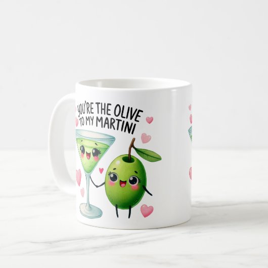 Jij bent de Olijf van Mijn Martini – Mok (Voorkant links)