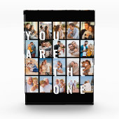 Jij bent de One 20 Afbeelding Collage Fotoblokken (Voorkant)