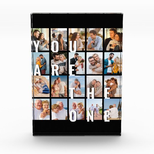 Jij bent de One 20 Afbeelding Collage Fotoblokken (Voorkant)