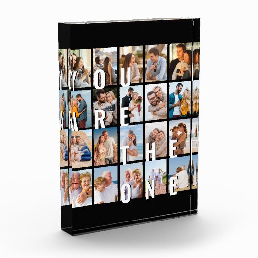 Jij bent de One 20 Afbeelding Collage Fotoblokken (Links)