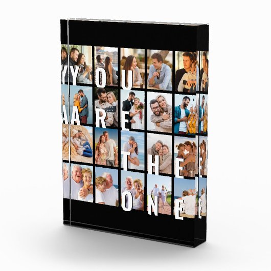 Jij bent de One 20 Afbeelding Collage Fotoblokken (Rechts)