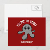 Jij bent de oorzaak van mijn slechte gedaante briefkaart (Voorkant / Achterkant)