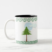 Jij bent de patrijs van mijn perenboom. tweekleurige koffiemok (Links)