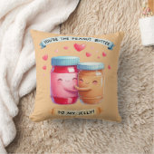 Jij bent de pindakaas van mijn gelei kussen (Deken)