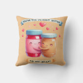 Jij bent de pindakaas van mijn gelei kussen (Achterkant)